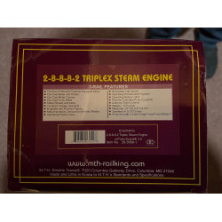 2-8-8-8-2 Triplex 3 Rail Erie (#5016) w/Proto-Sound